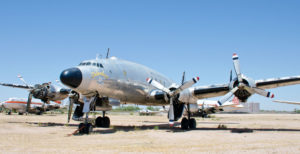 President Dwight D. Eisenhower first air force one, Lockheed C-121 Constellation, Columbine II.