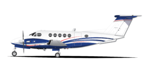 King Air 200 illustration