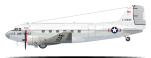 Miss Virginia DC-3 illustration