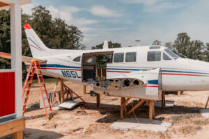 King Air 90 at Camp Light