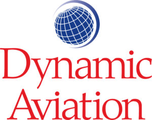 Dynamic Aviation color stacked logo
